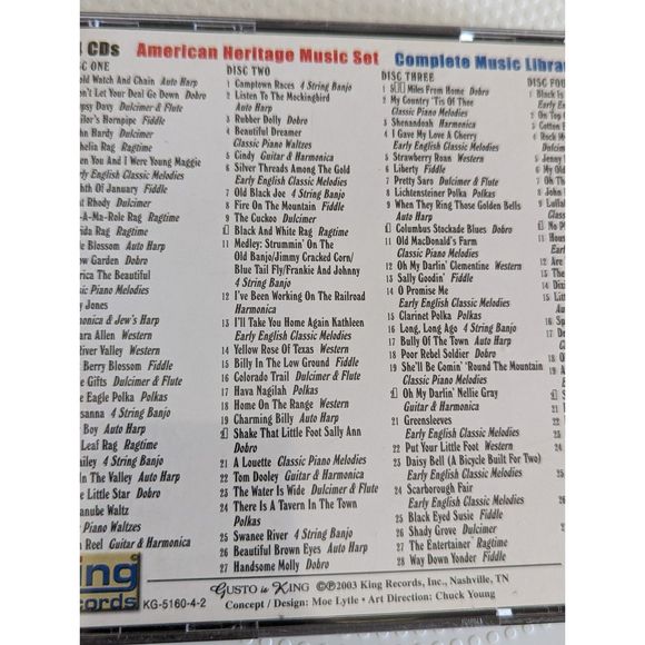 American Heritage MusicLibrary 110 songs 4CD Set - Picture 5 of 7